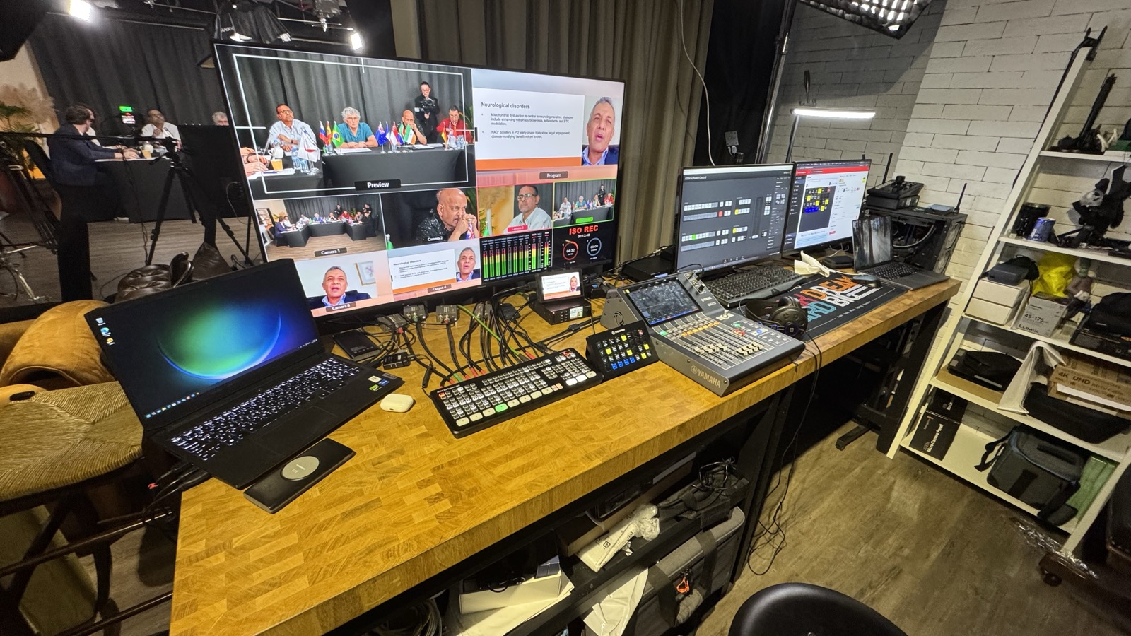 Broadcast control room